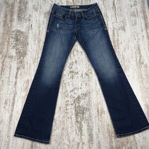 BKE Denim Culture Jeans Womens Boot Cut Stretch Size 28x‎ 31 Low Rise